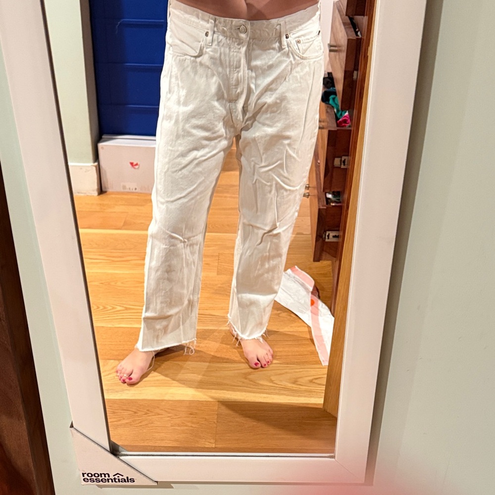 Agolde Crisp White Denim